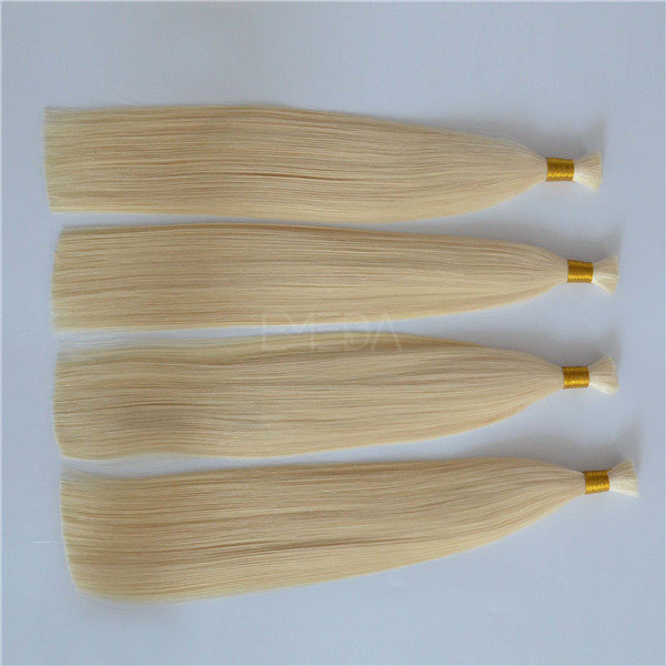 UK 20inch #60 wholesale hair bulk grade 7A Mongolian hair YJ18